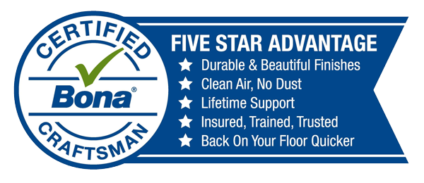 Bona Certified Five Star Advantage logo