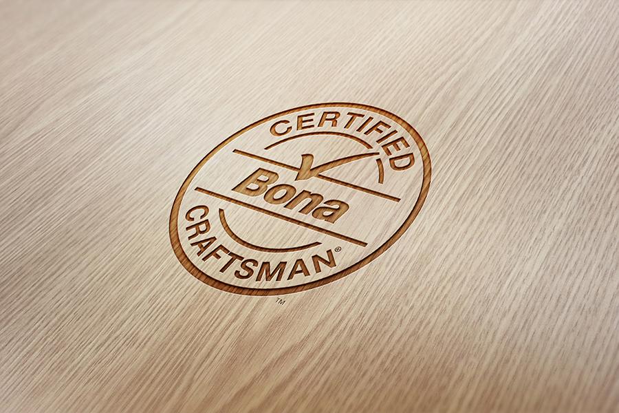 Wood-Engraved-Bona Certified Craftsman-Logo