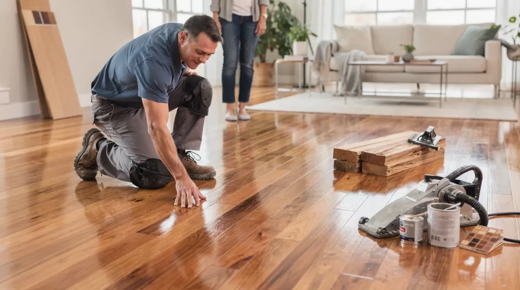 The quality of solid hardwood depends on where the lumber was sourced and the protective